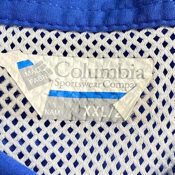 Columbia PFG Shirt Men’s 2XL Blue Button Down Fishing Vented Nylon Omni Shade - Picture 4 of 16
